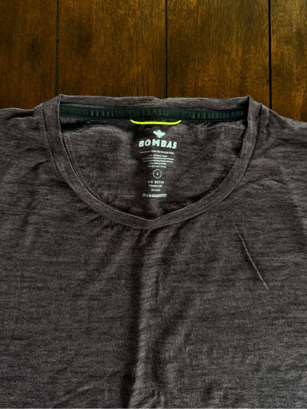 Bombas merino wool T-shirt- purple - Picture 2 of 5